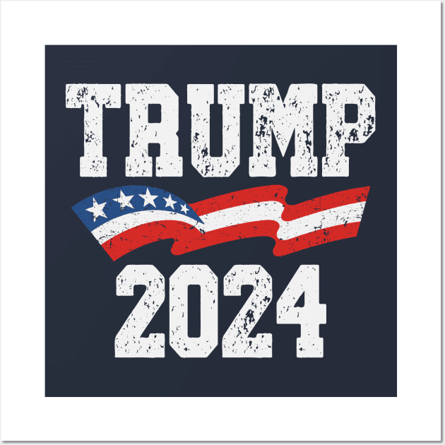 Trump 2024 Wall Art by Etopix